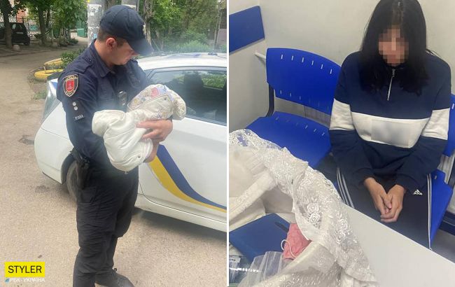 В Одесі п'яна в устілку мати з немовлям на руках падала на вулиці: малюка забрала "швидка"