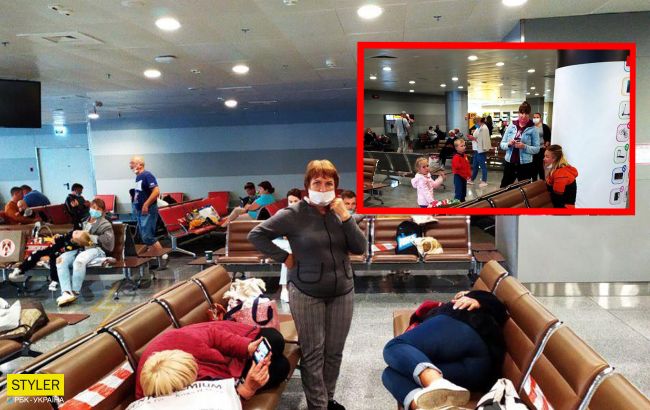 Без еды и воды: в "Борисполе" бросили украинцев, которые летели из Турции в Харьков
