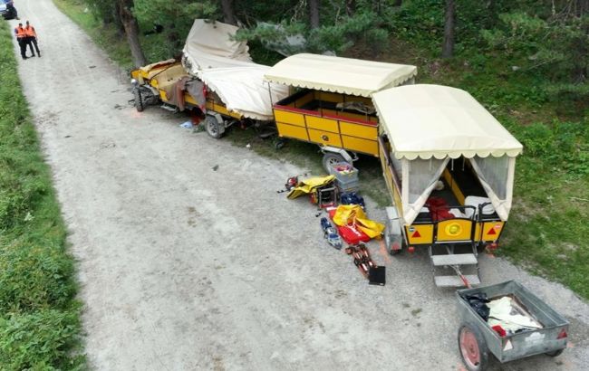 Екскурсія в Швейцарських Альпах закінчилася трагедією, у карети з туристами відмовили гальма