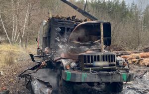 Росіяни ударом по вантажівці вбили двох чоловіків в Ізюмі