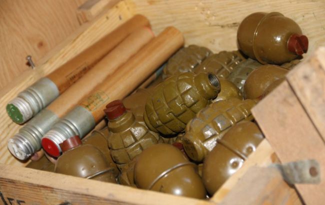 Полиция обнаружила под Киевом арсенал оружия
