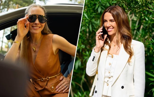 Брючні костюми - головний тренд літа 2025: їх уже носять дружина Решетніка і Катя Осадча