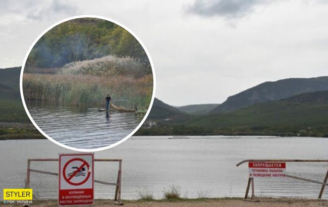 Воду для Крыма хотят качать из озера для хранения отходов (фото)