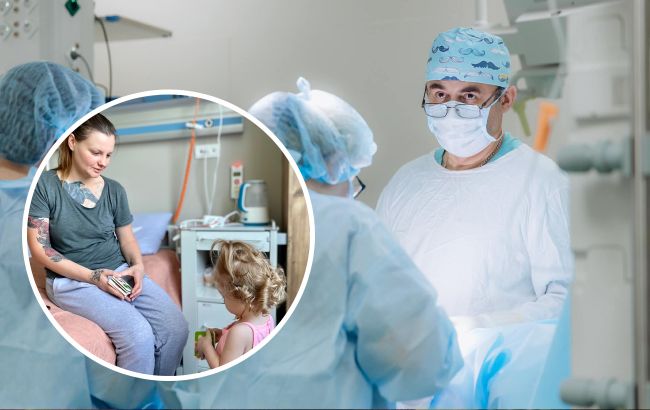 В Киеве провели уникальную операцию маленькой девочке: болезнь диагностировали еще до рождения