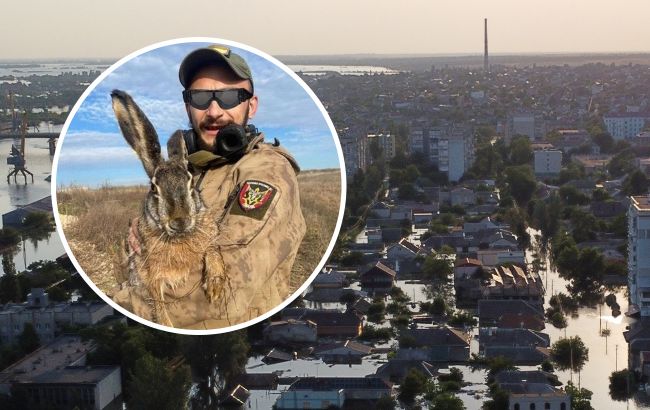 Українські військові знайшли гігантського зайця під час розмінувань Херсону. Таких навіть у Чорнобилі не було! (фото)