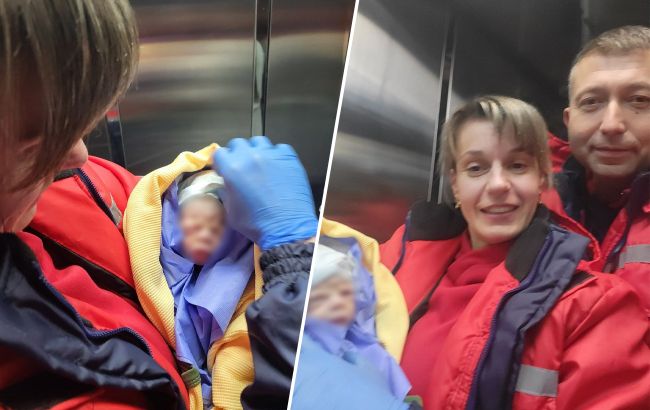 Во Львове врачи экстренно принимали сложные роды в скорой: первые фото с ребенком