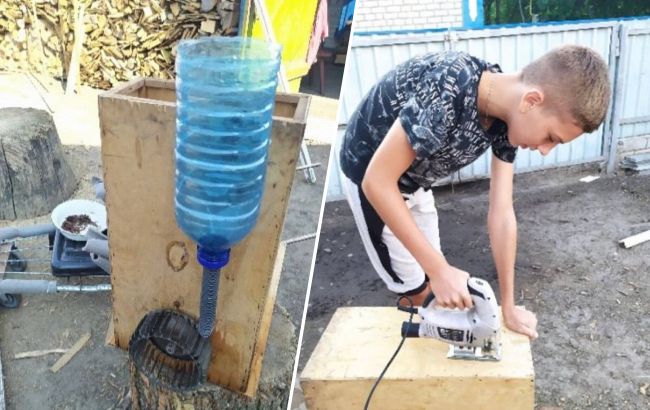 Школьник из Житомира разработал генератор, производящий электроэнергию из дождя (фото)
