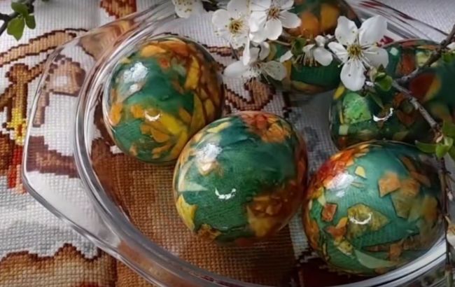 Мраморные пасхальные яйца - пасхальный тренд: как сделать шедевр из натуральных ингредиентов