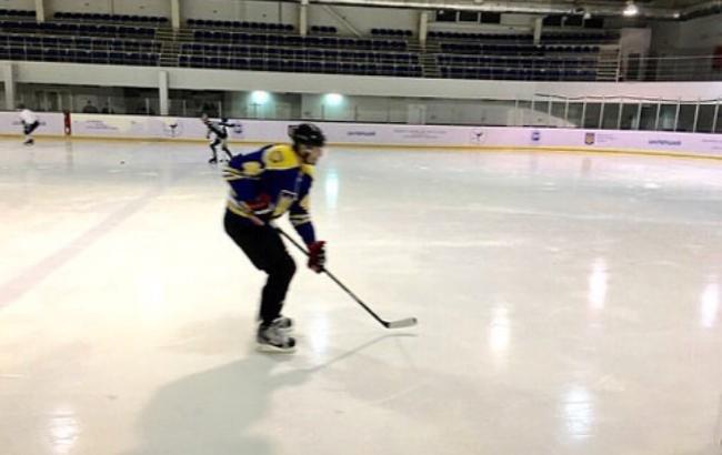 Владимир Кличко подался в хоккеисты