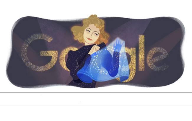 Google нарисовал дудл в честь дня рождения Клавдии Шульженко