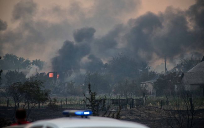Пожежі у Луганській області знищили 5 тисяч гектарів землі