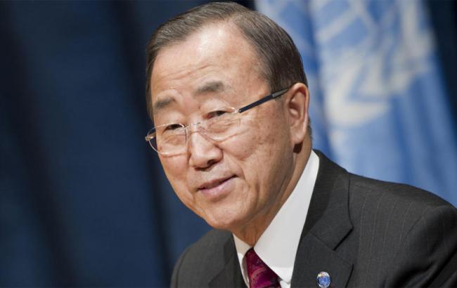 Порошенко обговорив з генсеком ООН розміщення миротворців на Донбасі