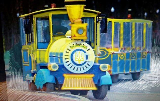 Из Киева в зону АТО отправился "Рождественский поезд Святого Николая"