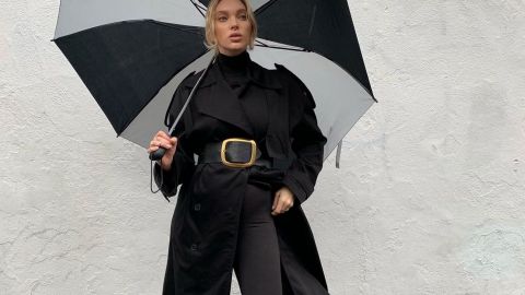 Total black: стилист рассказала, как носить самый практичный тренд лета 2021