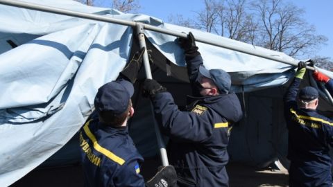 В Кропивницком на въездах установили блокпосты для проверки температуры