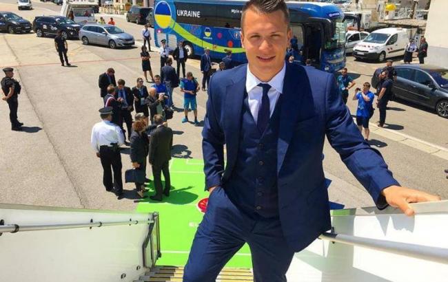 Сборная Украины прибыла во Францию на Евро-2016