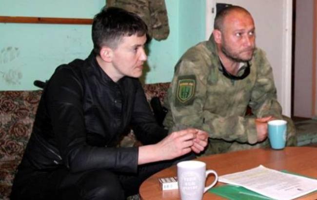 Савченко і Ярош зустрілися на передовій