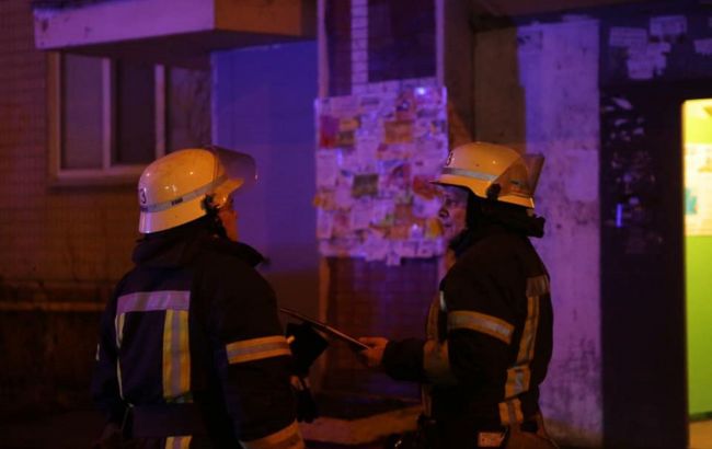 В Киеве горела многоэтажка, есть пострадавший