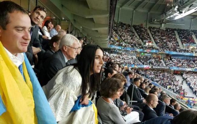 Джамала показала, как болела за Украину на Евро 2016