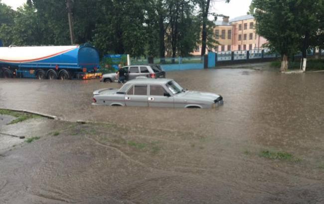 Потужна злива перетворила Ізмаїл у Венеції