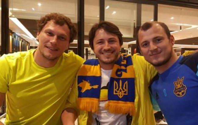 Притула предложил болельщикам провести сборную Украины на матч