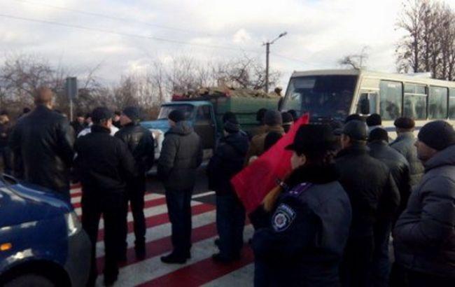 Во Львовской области восстановили движение транспорта по трассе на Польшу