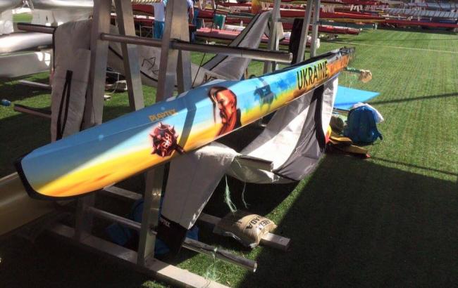 Украинский олимпиец будет соревноваться на патриотичном каноэ