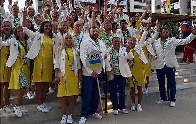 Опубликованы фото сборной Украины перед открытием Олимпиады