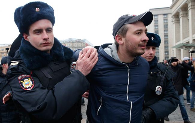 В ходе протестов в Москве полиция задержала более 40 человек