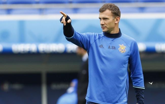 Шевченко назвав розширений список футболістів на матч з Хорватією