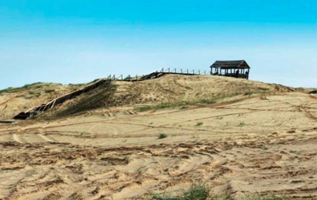 Пустили на дрова: в Херсонской области в Национальном парке украли обзорную площадку