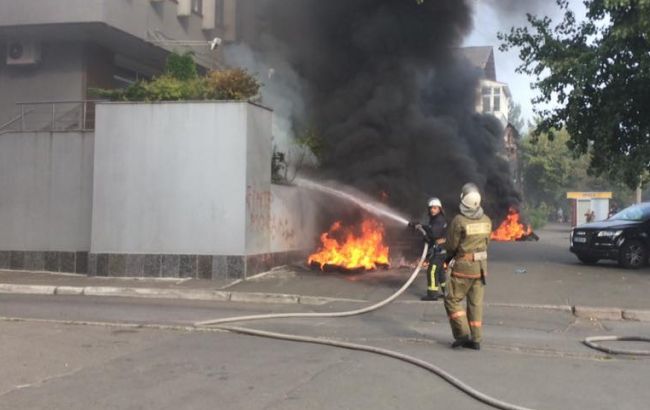 Полиция задержала нескольких причастных к пожару в офисе "Интера"
