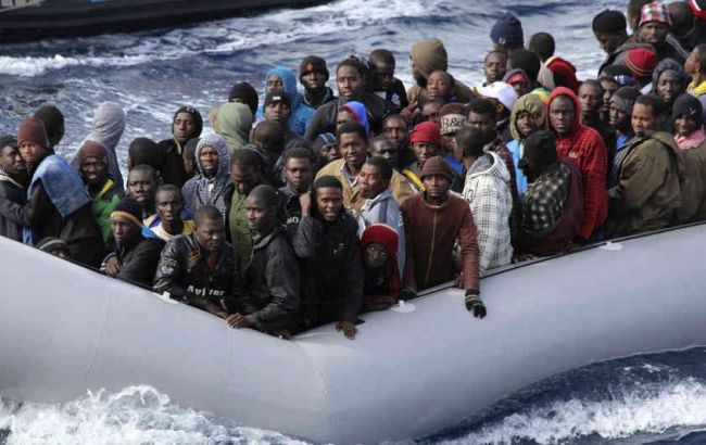 В Средиземном море погибли около 40 мигрантов из Африки