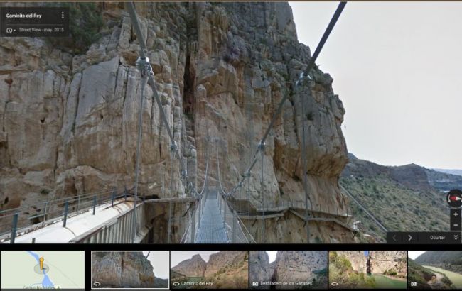 Google Street View показал опасную туристическую тропу