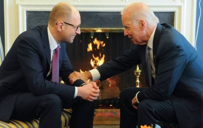 Яценюк и Байден встретились в Вашингтоне
