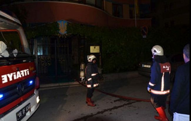 Пожар в офисе посольства Украины в Турции произошел из-за короткого замыкания
