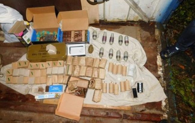 В Киеве обнаружили склад с боеприпасами, предположительно вывезенными из АТО