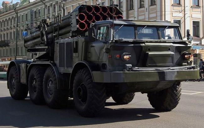 Українська розвідка зафіксувала у зоні АТО російські "Урагани"