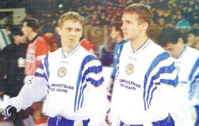 Футболисты Шевченко и Ребров стали лучшим атакующим дуэтом