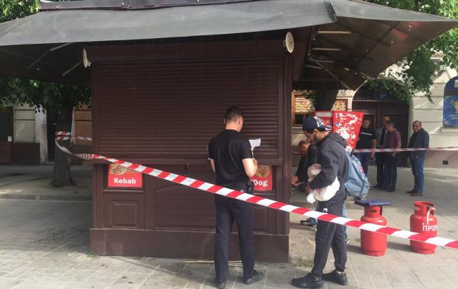 У Львові вибухнув кіоск з вуличною їжею, є постраждала