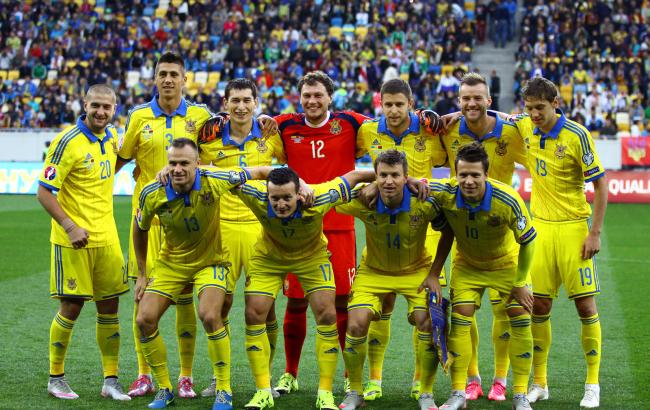 Сборная Украины сохранила 37 место в рейтинге ФИФА