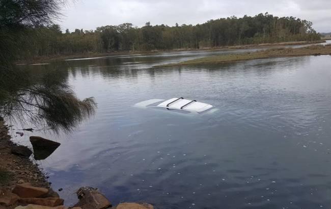 Паук-охотник утопил автомобиль австралийца в озере