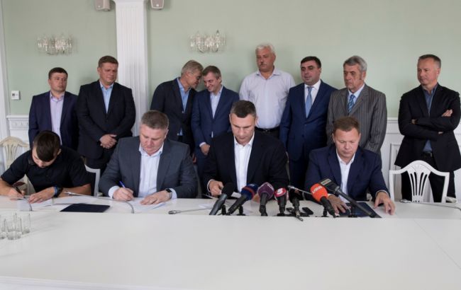Кличко инициировал подписание с полицией и застройщиками Меморандума о сотрудничестве