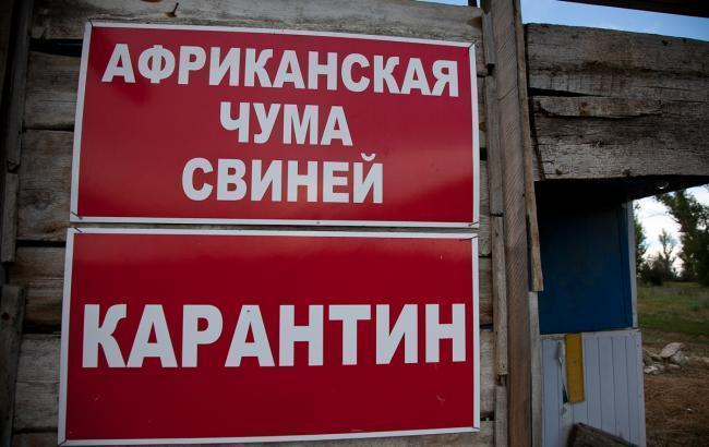 У двох областях України зафіксовано спалахи АЧС