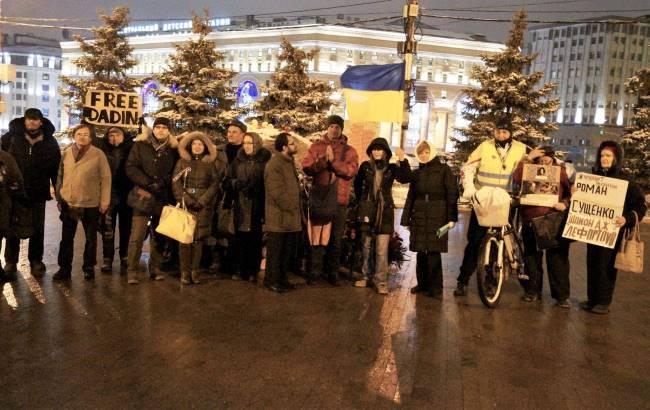 "Волю нескореним": в Москве прошла акция в поддержку Украины