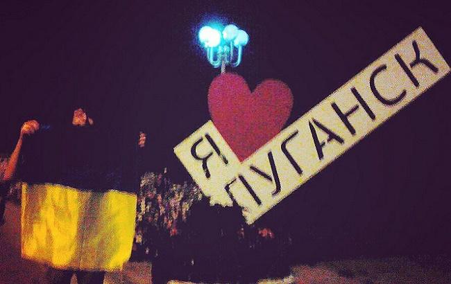 Житель Луганска оригинально поздравил Украину с Днем Независимости