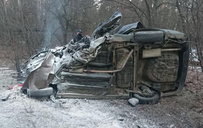 Под Киевом столкнулись два автомобиля, есть погибшие и травмированные