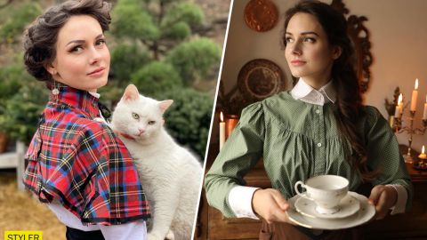 Леді-вінтаж: сучасна вінничанка ходить містом у костюмах 19 століття