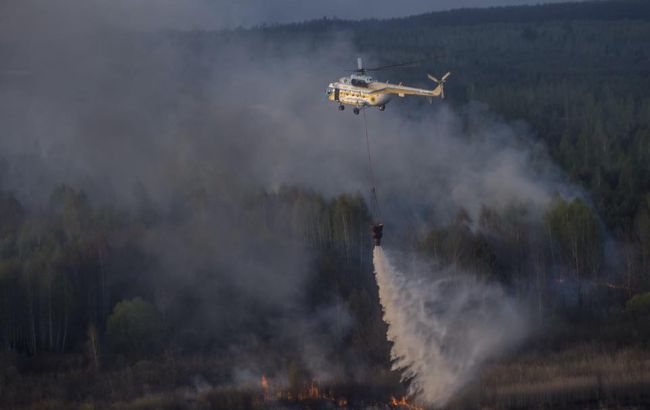 Пожежу під Чорнобилем буде ліквідовано протягом двох днів, - ДержНС