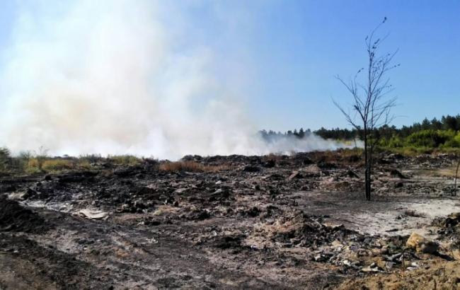 Пожежу під Балаклією розслідують як підпал